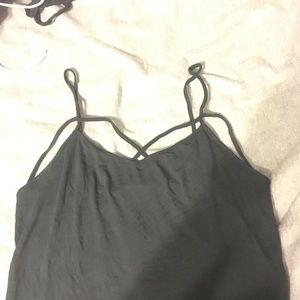 Black Strappy Tank